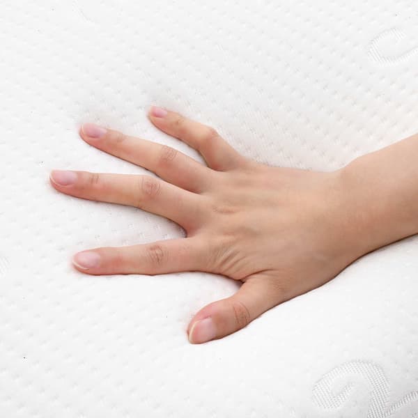Sovkudde Enfärgad Vit 70 x 36 x 6,5 cm Minneskum