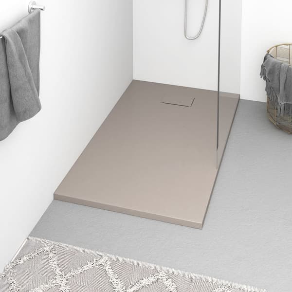 Duschkar SMC brun 120x70 cm
