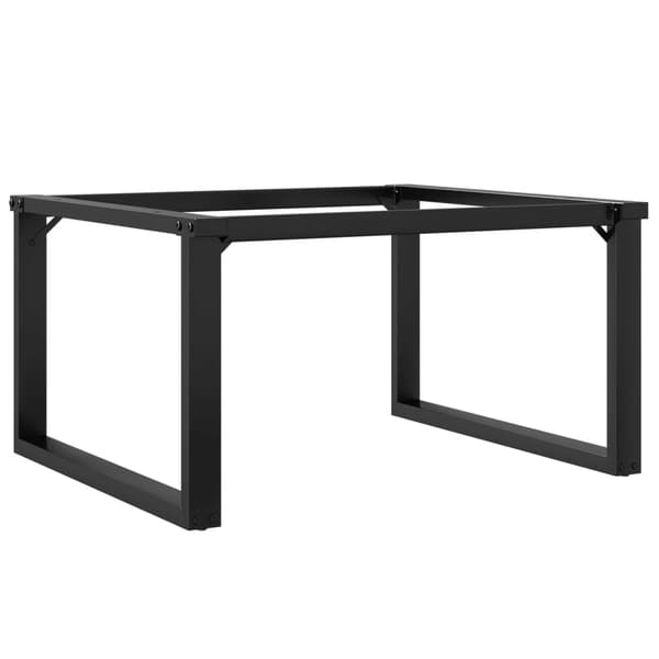 Bordsben för soffbord O-ram 80x70x43 cm stål