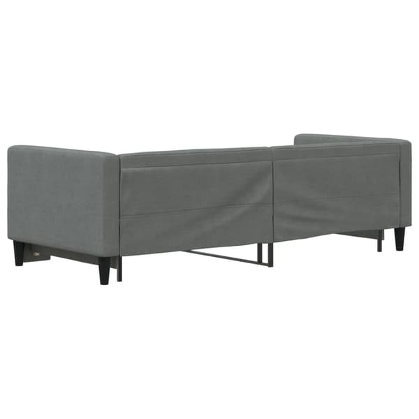 Dagbädd utdragbar mörkgrå 80x200 cm tyg