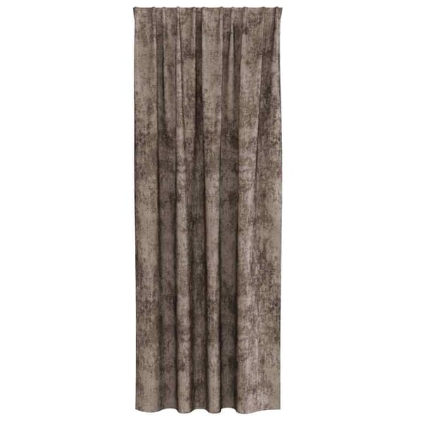 Sammetsgardiner 2 pcs Cappuccino 245 x 140 cm Sammet