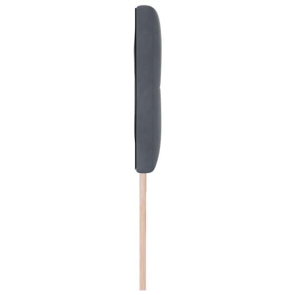 Huvudgavel Mörkgrå 180 cm Sammet