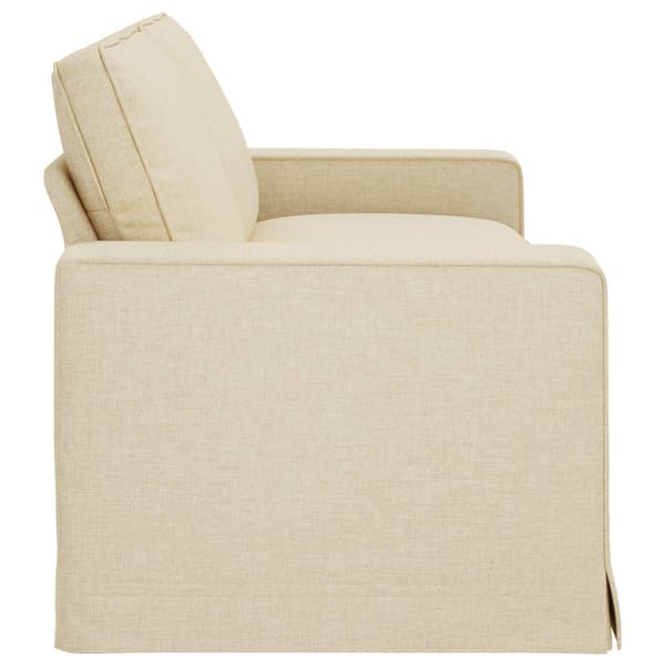 Soffa Kräm 222 x 80 x 82 cm tyg