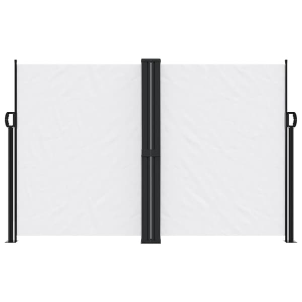 Infällbar sidomarkis vit 160x600 cm