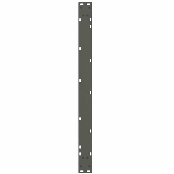 Matbordsben V-formade 3 st antracit 100x(72-73,3) cm stål