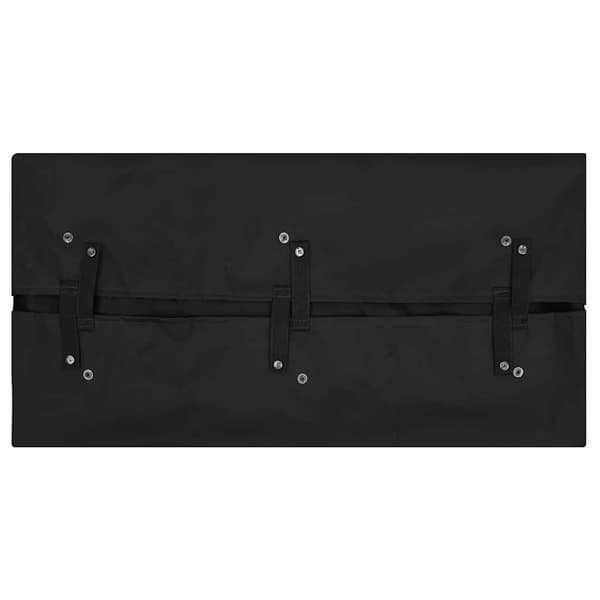 Innerfoder till trädgårdsvagn svart 81x41x40 cm tyg