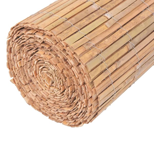 vidaXL Stängsel bambu 1000x30 cm