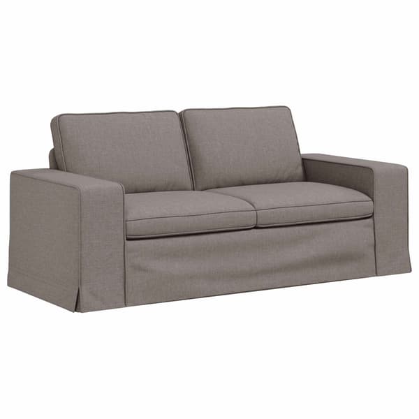 Soffa Taupe 182 x 80 x 82 cm tyg