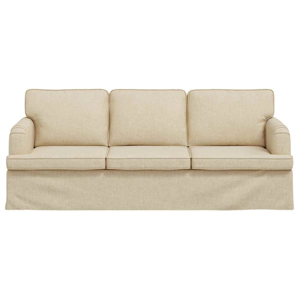 Soffa Kräm 201 x 80 x 85 cm tyg