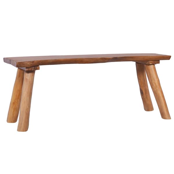 Trädgårdsbänk 120 cm massiv teak