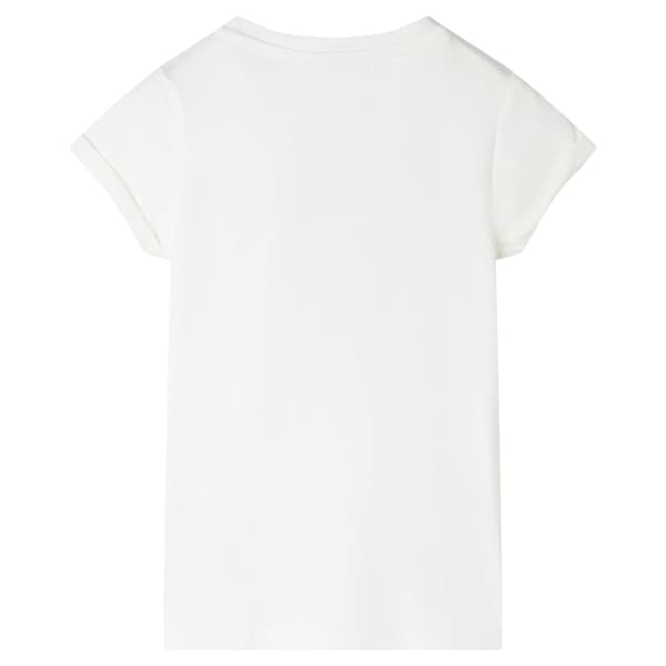 T-shirt för barn ecru 128