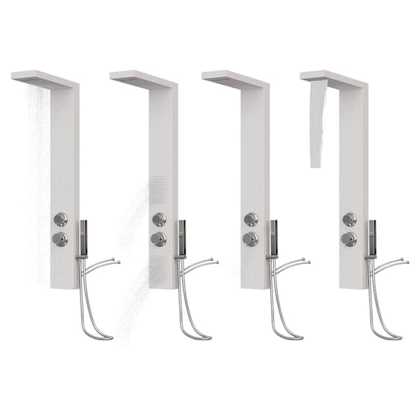 Duschpanelsystem aluminium vit