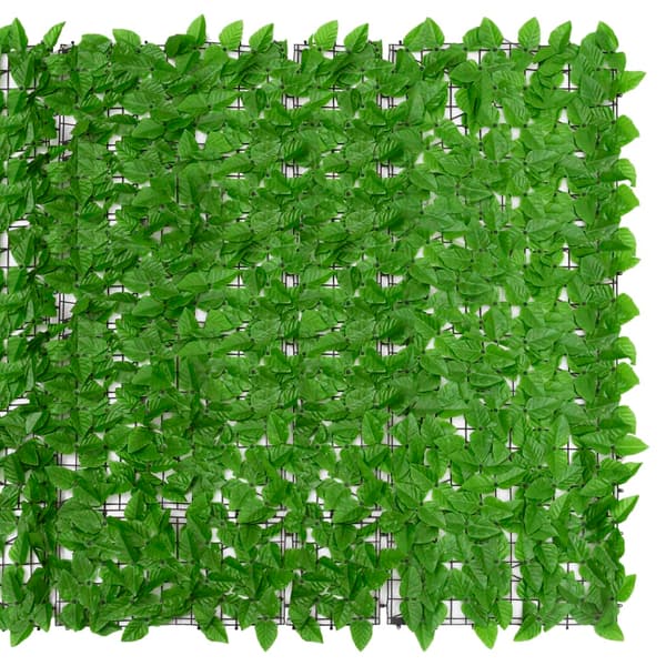 Insynsskydd gröna blad 300x150 cm