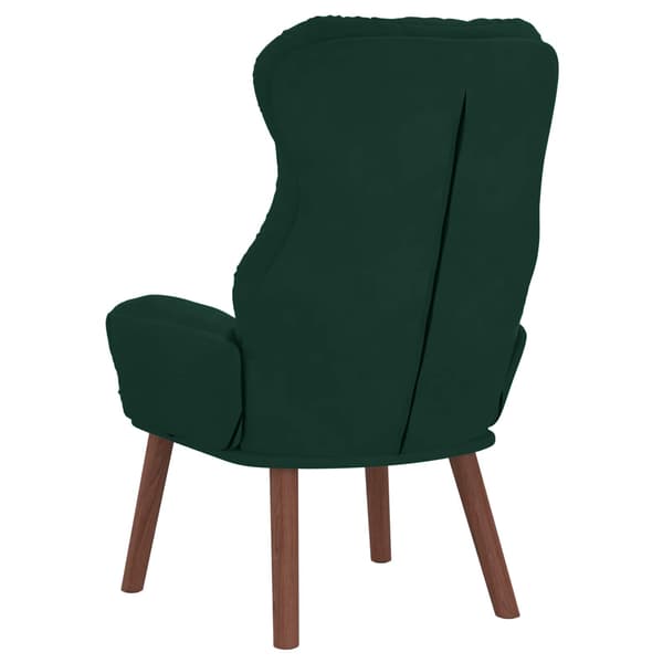 fåtölj Mörkgrön 69 x 74 x 93 cm Sammet