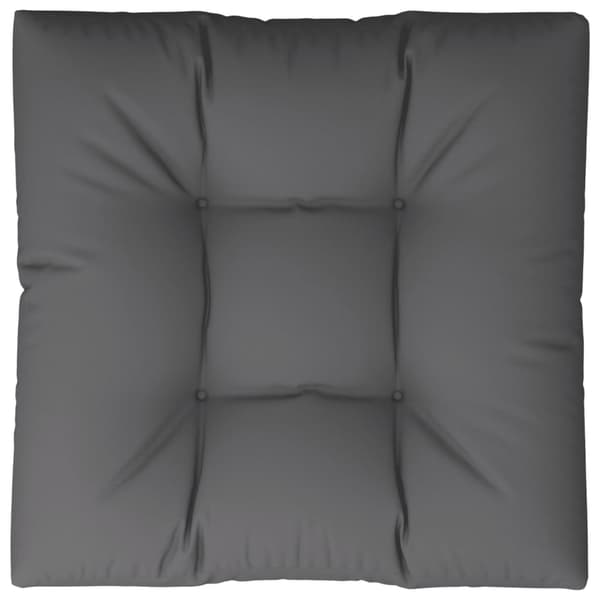 Palldyna antracit 70x70x12 cm tyg