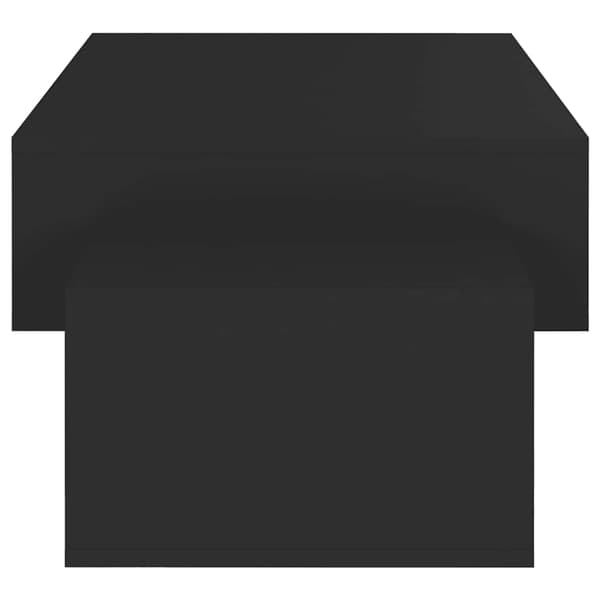 Soffbord svart 105x55x32 cm konstruerat trä
