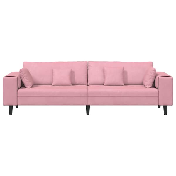 Soffa Rosa 250 x 77 x 76 cm Sammet
