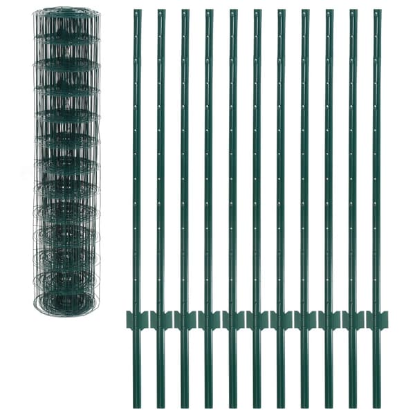Eurofence stål 20x1,2 m grön