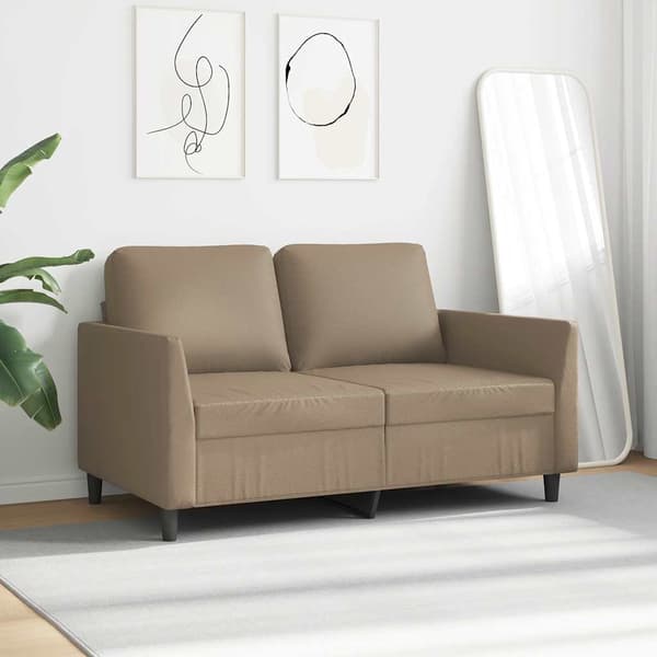 2-sitssoffa cappuccino 120 cm konstläder