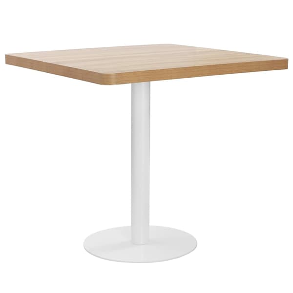 Bistrobord ljusbrun 80X80 cm MDF