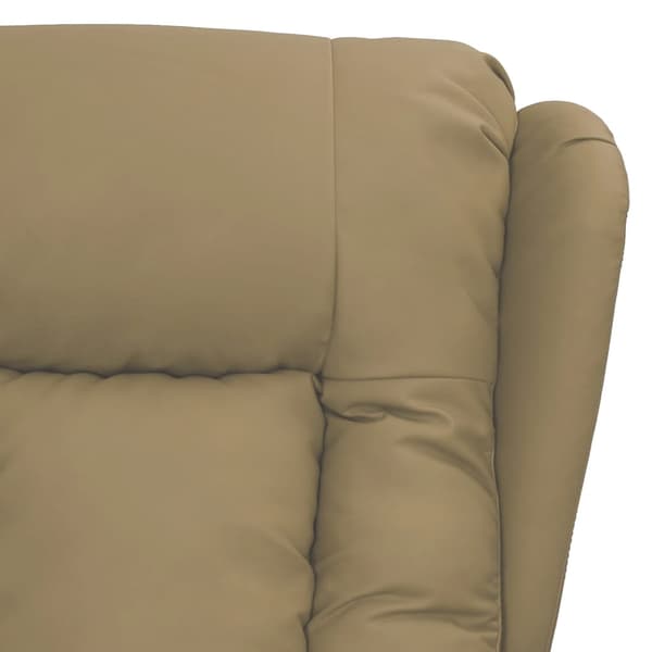 Reclinerfåtölj cappuccino konstläder
