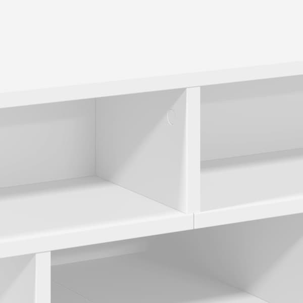 Soffbord vit 70x70x29 cm konstruerat trä