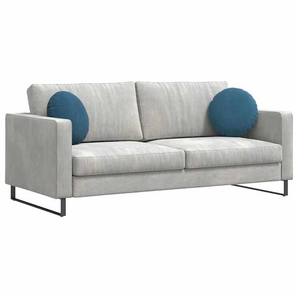 Sittkuddar 2 pcs Blå Ø 40 x 13 cm Sammet