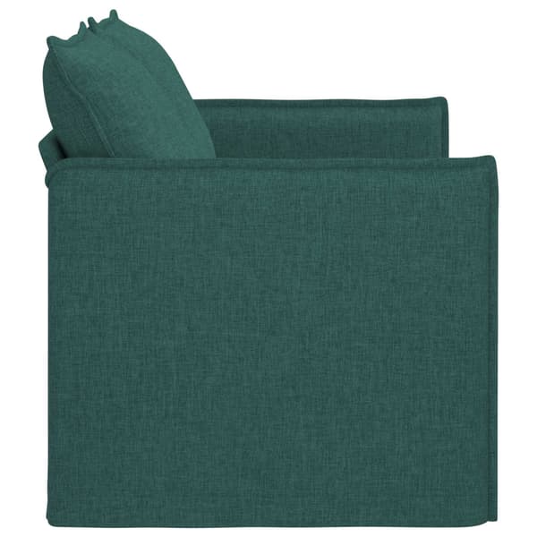 Soffa Mörkgrön 136 x 82 x 85 cm tyg