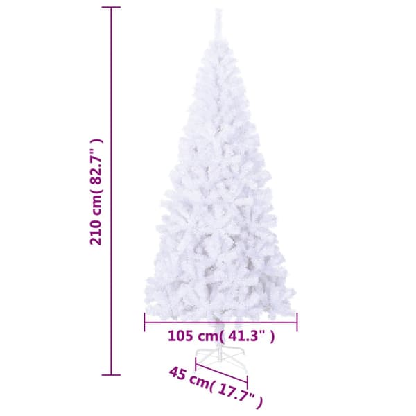 Plastgran med stålfot 210 cm 910 grenar