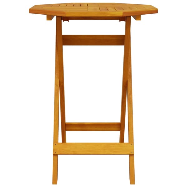 Hopfällbart caféset 3 delar massivt akaciaträ