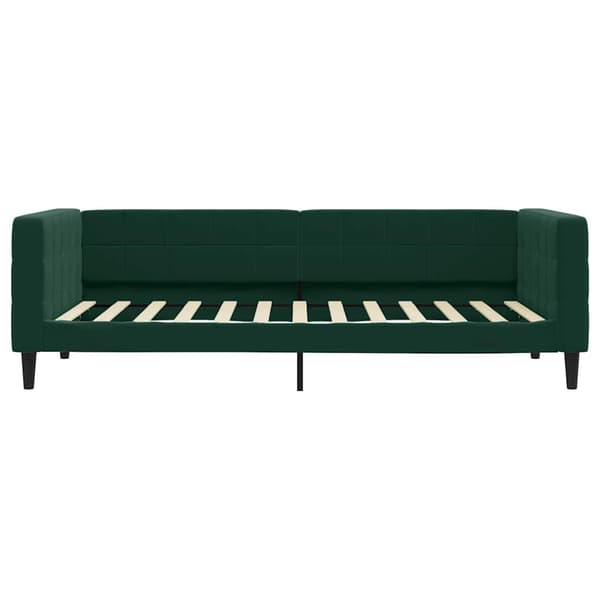 Dagbädd mörkgrön 100x200 cm sammet