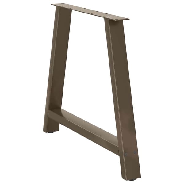 Matbordsben A-formade 2 st 100x(72-73) cm stål