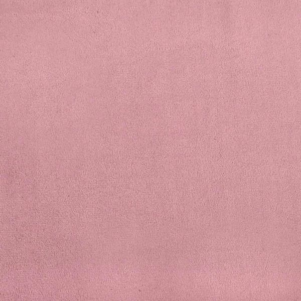 Soffstol med armstöd rosa 54 cm sammet