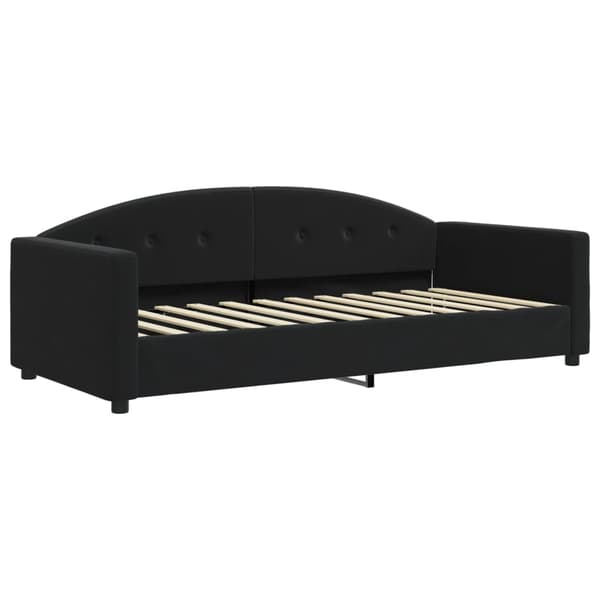 Dagbädd svart 90x200 cm sammet