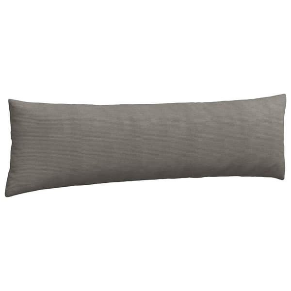 Sofakuddar 2 pcs Ljusgrå 145 x 40 cm Kordread tyg