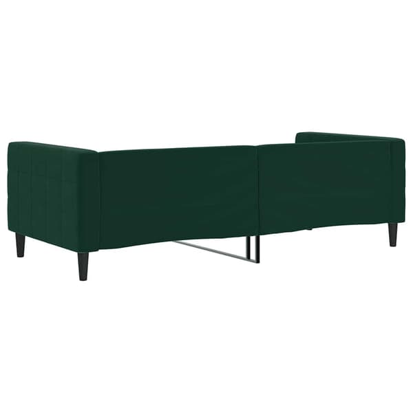 Dagbädd mörkgrön 90x200 cm sammet