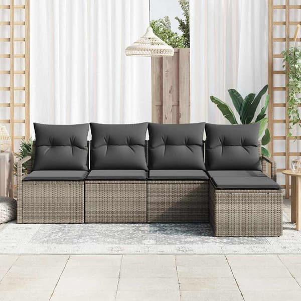 Soffset 5 pcs Grå konstrotting