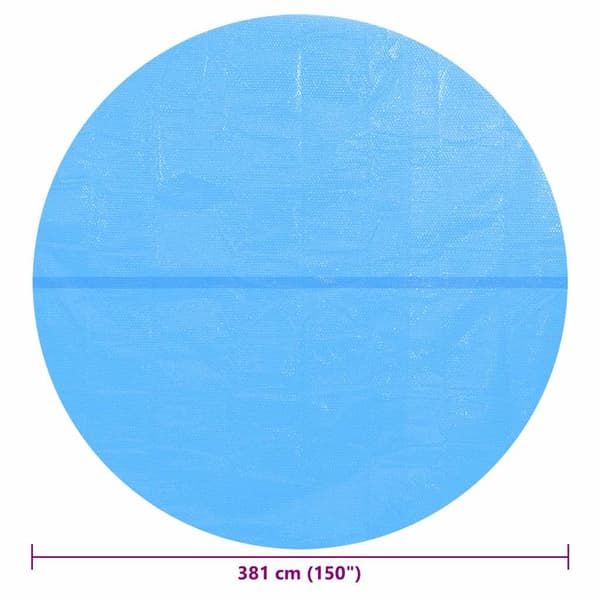 Värmeduk pool PE 381 cm blå