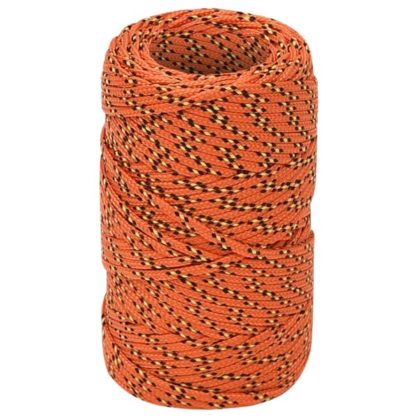 Båtlina orange 2 mm 25 m polypropen