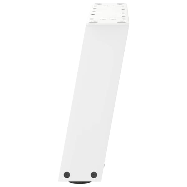 Soffbordsben U-formade 2 st vita 40x(30-31) cm stål