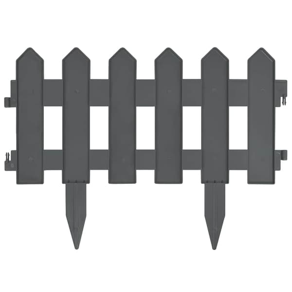 Rabattkant 25 delar antracit 10 mm PP