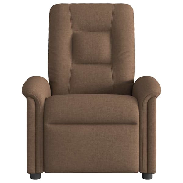 Reclinerfåtölj brun tyg