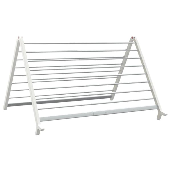 Torkställ för badkar utfällbart 53-90 cm aluminium