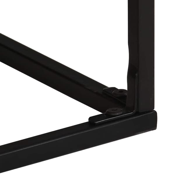 Soffbord 68x68x41 cm grovt mangoträ