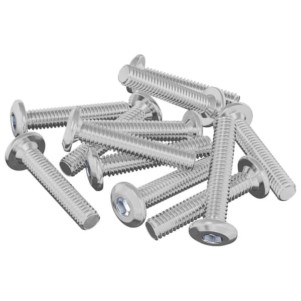 Huvudlås Skruv 2647 pcs Silver Stål