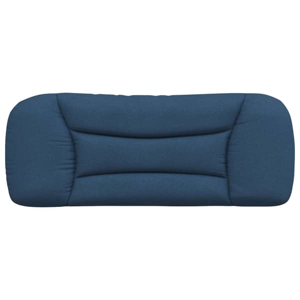 Headboard Cushion "Hvar" Blue 100 cm Fabric