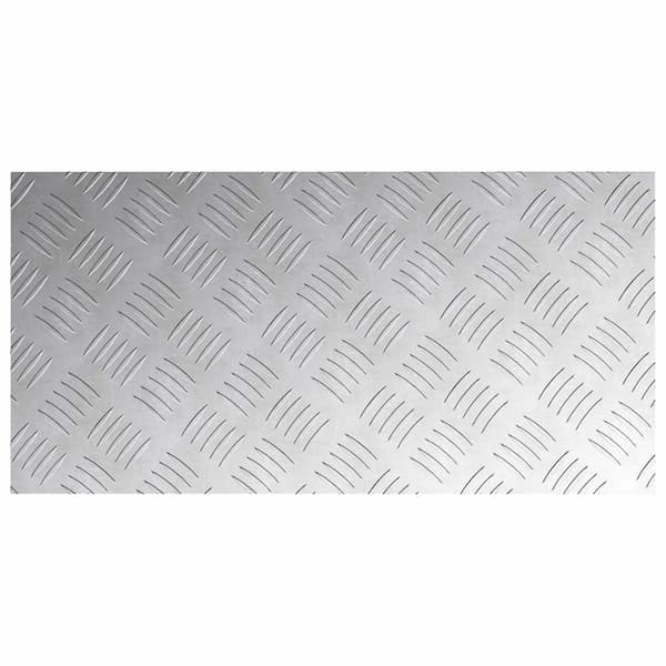 Trappsteg Rektangulär 2 pcs Silver 60 x 30 cm Aluminium