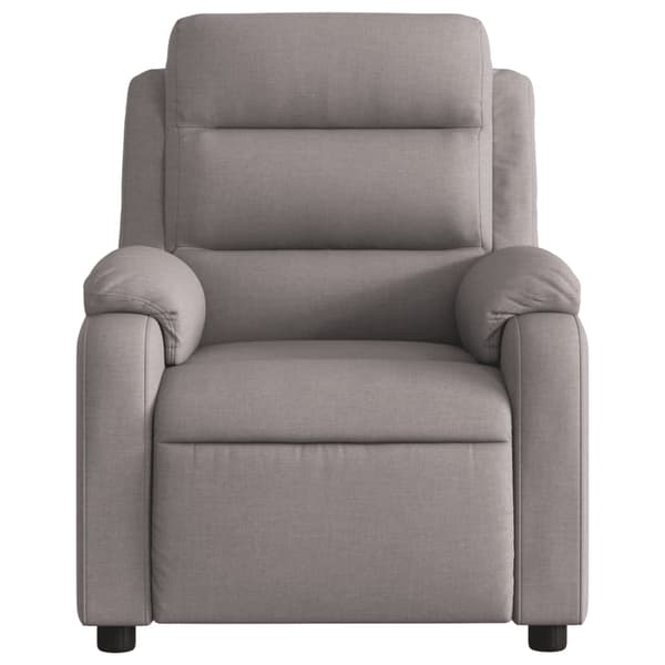 Reclinerfåtölj taupe tyg