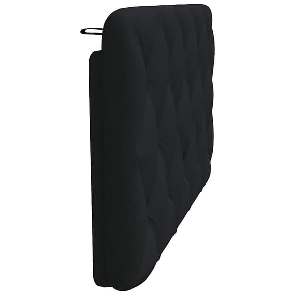 Headboard Cushion Black 100 cm Fabric