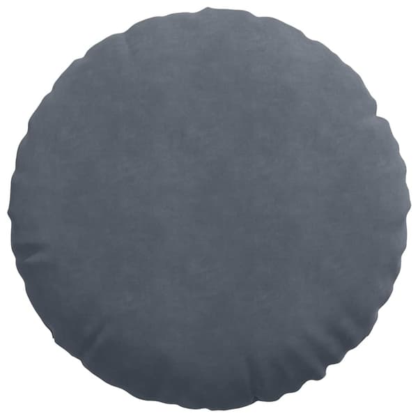 Sittkuddar 2 pcs Mörkgrå Ø 40 x 13 cm Sammet